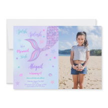 マーメイドフォト招待状