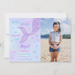 マーメイドフォト招待状 招待状