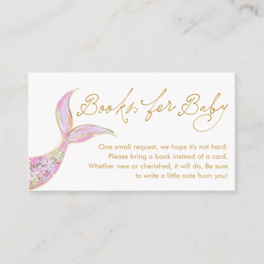 マーメイドブックリクエストエンクロージャカード エンクロージャーカード (正面)