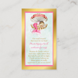 マーメイドブックリクエスト眠るシェル金ゴールド真珠 エンクロージャーカード