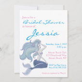 マーメイドブライダルシャワーの招待 招待状 (正面)