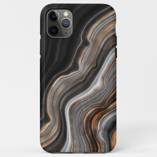 マーメイドブラック金ゴールドトレンドエレガントマーブルゲート iPhone 11 PRO MAXケース
