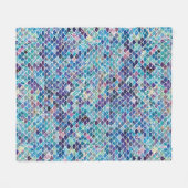 マーメイドブルース フリースブランケット (正面(横))