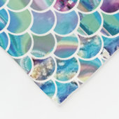 マーメイドブルース フリースブランケット (角)