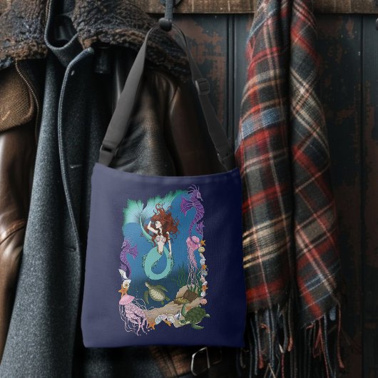マーメイドブルーファンタジーフレンズ クロスボディバッグ