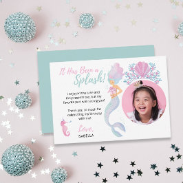 マーメイドプリンセスの冒険 誕生日 サンキューカード