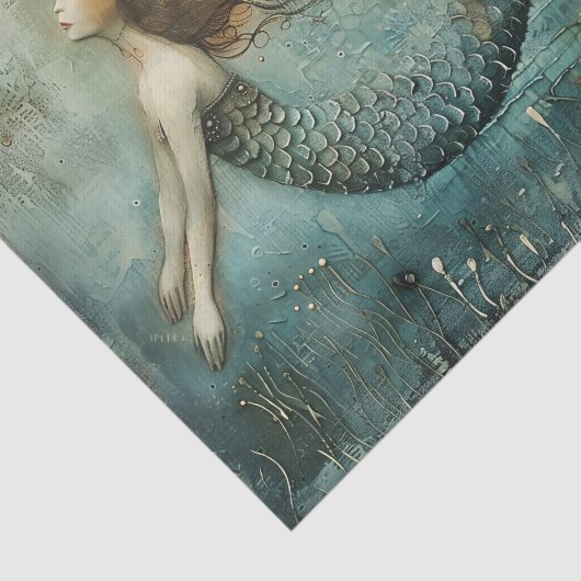 マーメイドプリンセス動揺して混合メディアデクページ 薄葉紙 (詳細)