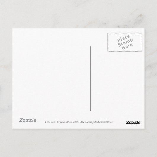 マーメイドプリンセス、ウォーターファンタジースレ絵画アル ポストカード (裏面)