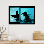 マーメイドプリント ポスター (キッチン)