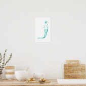 マーメイドプリント ポスター (キッチン)