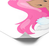 マーメイドプレミアムキャンバス（光沢） ポスター (角)