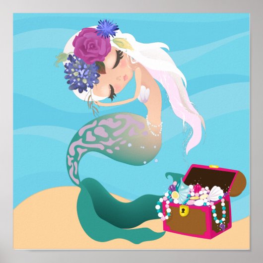 マーメイドプレミアムキャンバス（光沢） ポスター (正面)