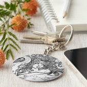 マーメイドヘアバイテレル・ドルフェオ キーホルダー (側面)