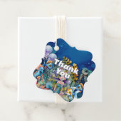 マーメイドベビーシャワーありがとうメッセージカード フェイバータグ (インサイチュ)