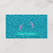 マーメイドベビーシャワーおむつラッフルチケット#136 エンクロージャーカード (裏面)