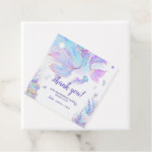 マーメイドベビーシャワースクエアメッセージカード フェイバータグ (インサイチュ)