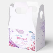 マーメイドベビーシャワーパーティー甘い小さなマーメイド フェイバーボックス (オープン)