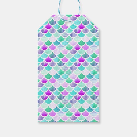 マーメイドベビーシャワーメッセージカード ギフトタグ (裏面)