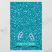 マーメイドベビーシャワー子供部屋ライムゲーム#135 チラシ (裏面)