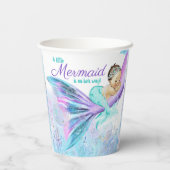 マーメイドベビーシャワー紙カップ 紙コップ (裏面)