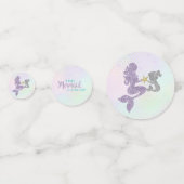 マーメイドベビーシャワー紙吹雪 コンフェッティ (正面)