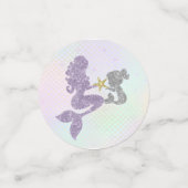 マーメイドベビーシャワー紙吹雪 コンフェッティ (スモール正面)