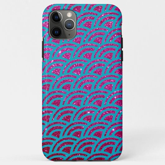 マーメイドホットピンク疑似ラメグラデーション Case-Mate iPhoneケース (裏面)