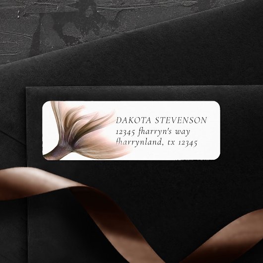 マーメイドポッシュテール |ダスティテラコッタピーチアドレス ラベル