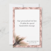 マーメイドポッシュテール |ダスティテラコッタピーチカスタム ノートカード (正面)