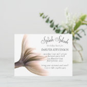 マーメイドポーシュ |ほこりっぽいテラコッタスプラッシュ 招待状 (スタンド正面)