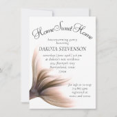 マーメイドポーシュ |ダスティテラコッタピーチ引っ越し祝いパーティー 招待状 (正面)