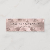 マーメイドポーズスケール |ダスティテラコッタピーチシェン スキニー名刺 (正面)