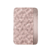 マーメイドポーズスケール |ダスティテラコッタピーチシェン バスマット (正面縦)