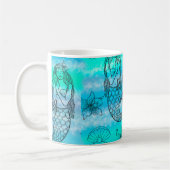 マーメイドマグカップ、海をテーマにしたコーヒーカップ、魔法 コーヒーマグカップ (左)