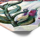 マーメイドマザー&チャイルドプリント ポスター (角)