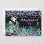 *~*マーメイドマジカルザシーズ21誕生日 招待状 (正面)