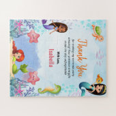 マーメイドマジカルシー誕生日ガールサンキューファイブ ジグソーパズル (横)