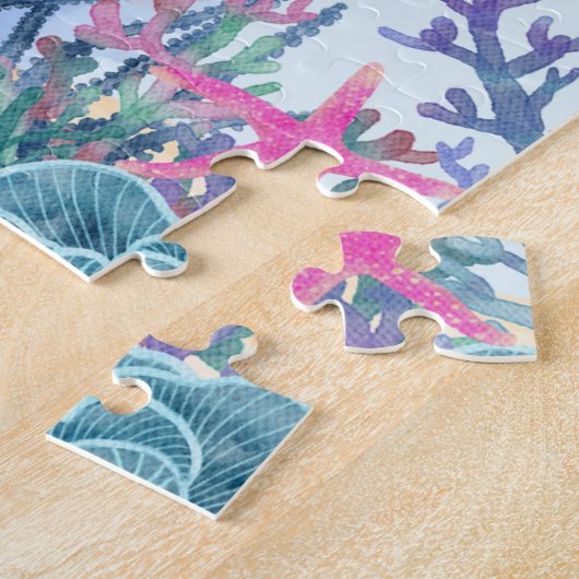 マーメイドマジカルシー誕生日ガールサンキューファイブ ジグソーパズル (側面)