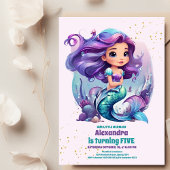 マーメイドマジカルバースデーパーティー 招待状