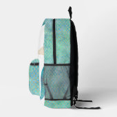 マーメイドマジカルファンタジーグリッターはかりで測モノグラム プリントバックパック (右)