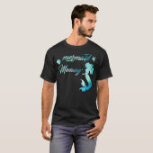 マーメイドママ誕生日ママパーティーママ Tシャツ (正面フル)