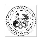 マーメイドマーマンスウィートアーツネーム差出人住所 セルフインキングスタンプ (デザイン)