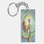 マーメイドムーンウォーター色マーメイドモリー・ハリソン・アート キーホルダー (正面左)