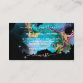 マーメイドムーンスピリチュアル〔占星術の〕十二宮図 名刺 (裏面)