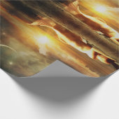 マーメイドムーンビーチと海 ラッピングペーパー (角)