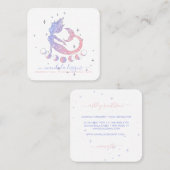 マーメイドムーンフレーズ スクエア名刺 (正面/裏面)