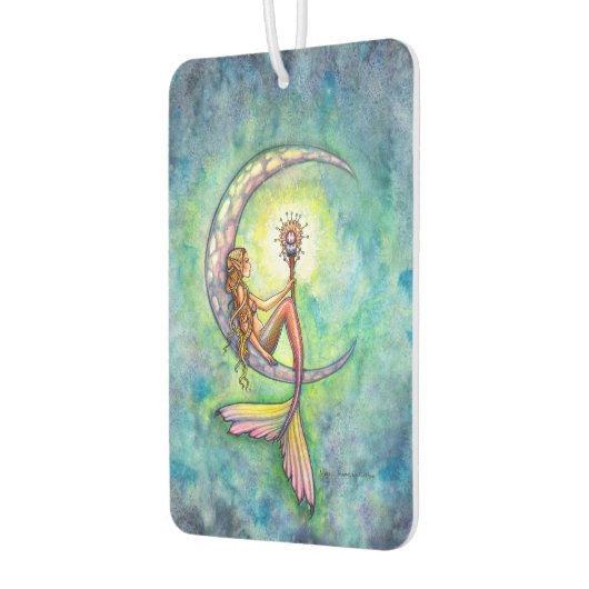 マーメイドムーンマーメイドファンタジーアートイラストレーション カーエアーフレッシュナー (左)