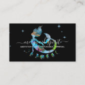 マーメイドムーン スピリチュアルな星座 名刺 (正面)
