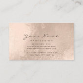 マーメイドメイクアップラッシュヘアドレッサーアイボリーパープル 名刺 (裏面)