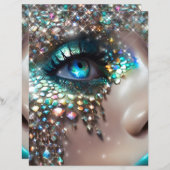 マーメイドメイクアップ顔宝石 (正面/裏面)